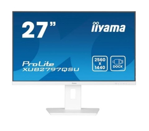 Monitor IIYAMA ProLite XUB2797QSU-W2 27 IPS QHD 100Hz z regulowaną wysokością