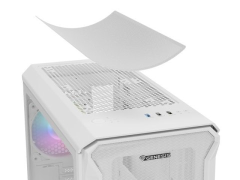Obudowa Genesis IRID 503 ARGB LITE Micro Tower z szkłem hartowanym