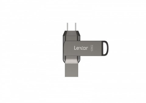 Pendrive Lexar Dual Drive D400 128GB USB-C/A 3.1 130MB/s szary