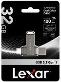Pendrive Lexar Dual Drive D400 32GB USB-C USB 3.1 szybki