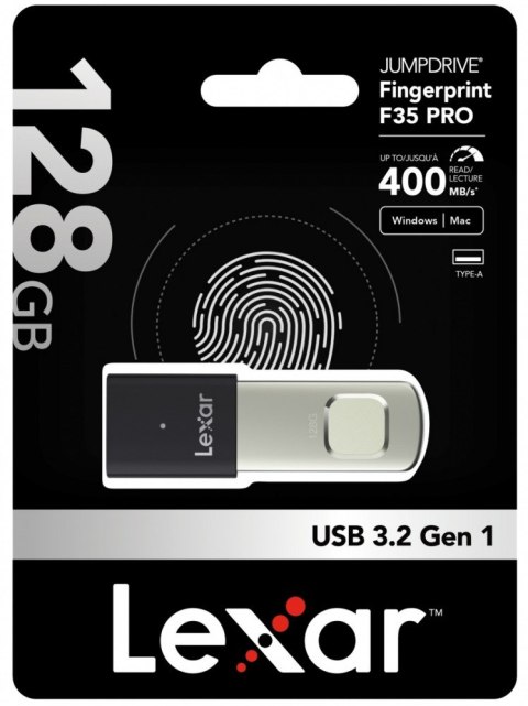 Pendrive Lexar F35pro 128GB USB 3.2 szybki z odciskiem palca