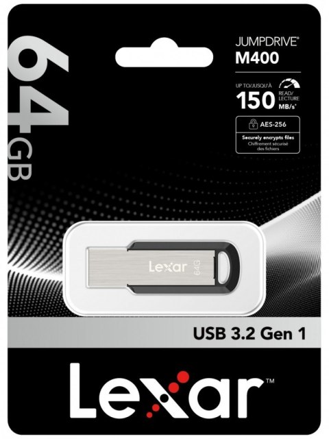 Pendrive Lexar JumpDrive M400 64GB USB 3.0 szybki z szyfrowaniem