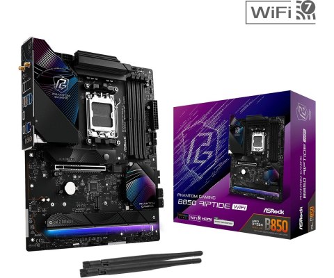 Płyta główna ASRock B850 Phantom Gaming Riptide WiFi ATX DDR5 4x