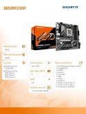 Płyta główna Gigabyte B850M D3HP micro ATX z trybem X3D Turbo DDR5