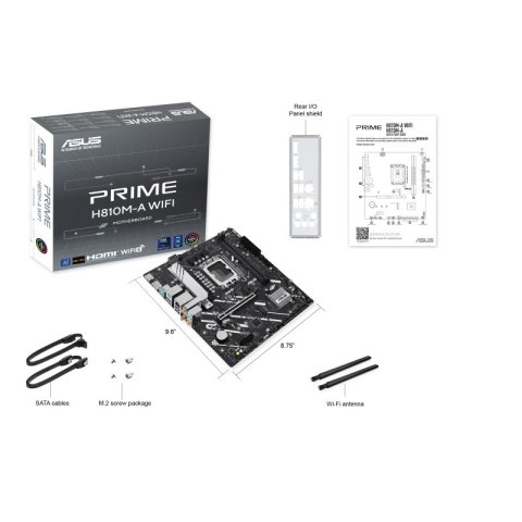 Płyta główna Asus PRIME H810M-A WIFI mATX DDR5 USB-C wydajna