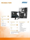 Płyta główna MSI PRO B860-P WIFI LGA1851 ATX z DDR5 i Thunderbolt 4