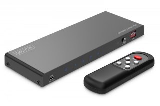 Przełącznik HDMI Digitus 8K 4x1 z HDR i Toslink wydajny