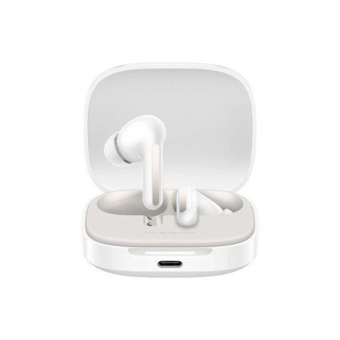 Słuchawki bezprzewodowe Xiaomi Redmi Buds 6 białe z Bluetooth 5.4