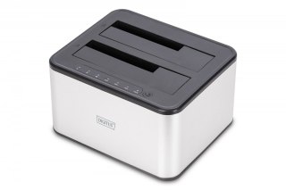 Stacja dokująca USB 3.0 Digitus DN-71540-2 klonowanie SSD HDD max. 40TB