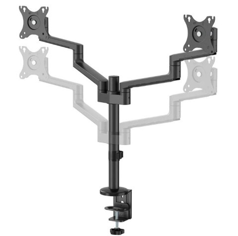 Uchwyt biurkowy Neomounts DS60-425BL2 do 2 monitorów 27 cali