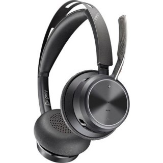 Zestaw słuchawkowy Poly Voyager Focus 2 USB-C/A Bluetooth z ANC