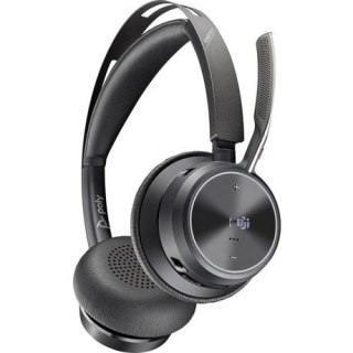 Zestaw słuchawkowy Poly Voyager Focus 2 USB-C certyfikat Microsoft Teams bezprzewodowy