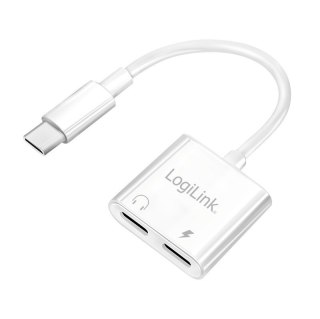 Adapter USB-C 2 USB-C PD 60W kompaktowy ładowanie audio