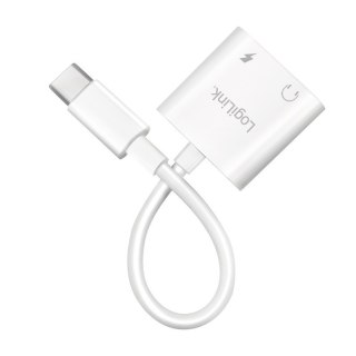Adapter USB-C 2 USB-C PD 60W kompaktowy ładowanie audio