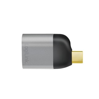 Adapter USB-C do DisplayPort 8K kompaktowy aluminiowy LogiLink