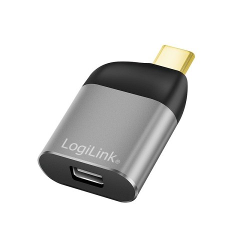 Adapter USB-C Mini DisplayPort 8K aluminiowy Ultra HD logilink