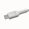 Kabel USB-C PowerFlex 100W 1.2m silikonowy biały szybkie ładowanie