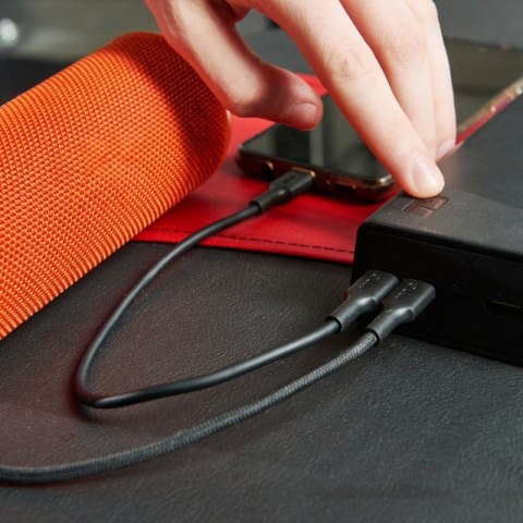 Kabel USB-C PowerFlex 100W 1.2m silikonowy biały szybkie ładowanie