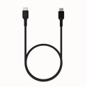 Kabel USB-C PowerFlex 100W silikonowy 1.2m czarny do ładowania