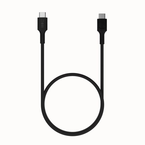 Kabel USB-C PowerFlex 100W silikonowy 1.2m czarny do ładowania