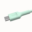 Kabel USB-C PowerFlex 100W 1.2m miękki silikonowy zielony