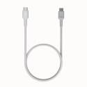 Kabel USB-C PowerStream 100W 1,2m biały nylonowy do smartfona i laptopa