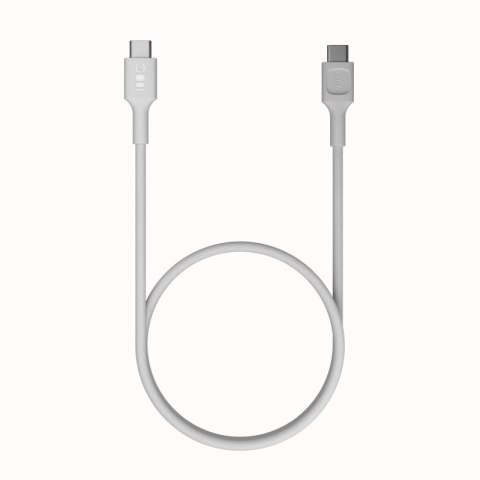 Kabel USB-C PowerStream 100W 1,2m biały nylonowy do smartfona i laptopa
