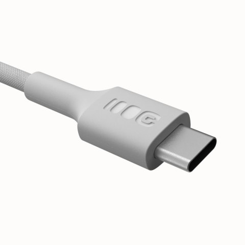 Kabel USB-C PowerStream 100W 1,2m biały nylonowy do smartfona i laptopa
