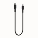 Kabel USB-C Green Cell PowerStream 100W czarny 1,2m nylonowy