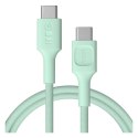 Kabel USB-C PowerStream 100W 1,2m wytrzymały nylonowy zielony