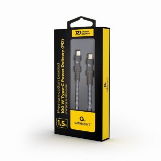 Kabel USB-C do USB-C 100W 1.5m Power Delivery szybka transmisja