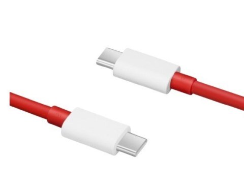 Kabel USB Typ C do Typ C 12A 1M czerwony szybkie ładowanie OnePlus