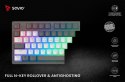 Klawiatura mechaniczna bezprzewodowa SAVIO PHENIX WHITE Gateron Yellow