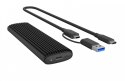 Obudowa IcyBox IB-1808MCT-CU31 SSD M.2 NVMe SATA USB 3.1 aluminium