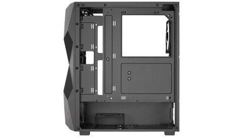 Obudowa AeroCool Volcan Czarna Mid Tower RGB gamerska z wentylatorami