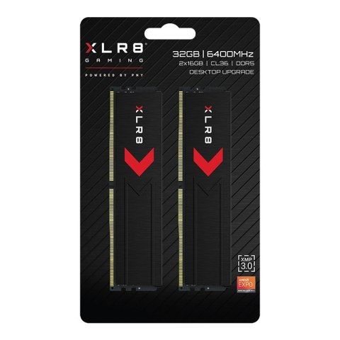 Pamięć DDR5 PNY XLR8 32GB 6400MHz 2x16GB z radiatorem