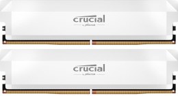 Pamięć DDR5 Crucial Pro OC 64GB 6400MHz 2x32GB CL40 biała z radiatorem