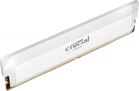 Pamięć DDR5 Crucial Pro OC 64GB 6400MHz 2x32GB CL40 biała z radiatorem