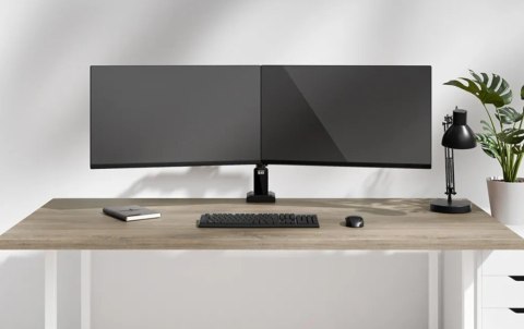 Ramię do monitora Neomounts DS60-600BL2 biurkowe dla 2 monitorów 32''