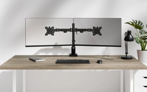 Ramię do monitora Neomounts DS60-600BL2 biurkowe dla 2 monitorów 32''