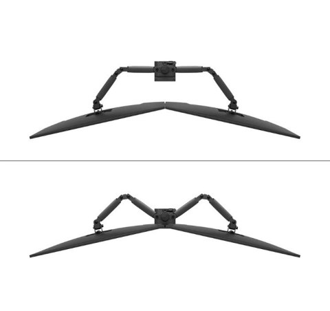 Ramię do monitora Neomounts DS60-600BL2 biurkowe dla 2 monitorów 32''