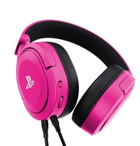 Słuchawki Trust GXT498B Forta Gaming Headset PS5 różowe nauszne