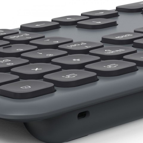 Zestaw klawiatura i mysz Hama WKM-550 bezprzewodowy cichy biurowy