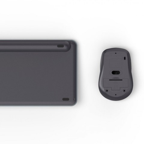 Zestaw klawiatura i mysz Hama WKM-550 bezprzewodowy cichy biurowy