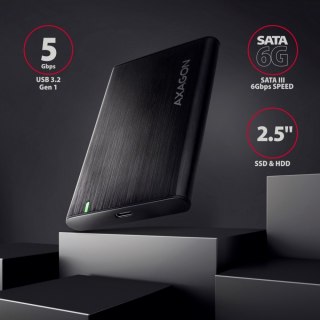 AXAGON EE25-A6C bezsrubowa aluminiowa obudowa USB C 3 2 Gen1 2 5 SSD HDD