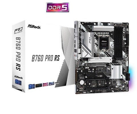 Płyta główna ASRock B760 Pro RS ATX DDR5 LGA1700 HDMI DP eDP wydajna