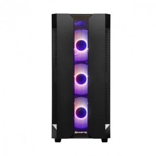 Chieftec Hunter GS-01B-OP obudowa gaming midi tower 4 wentylatory A-RGB ze szkłem
