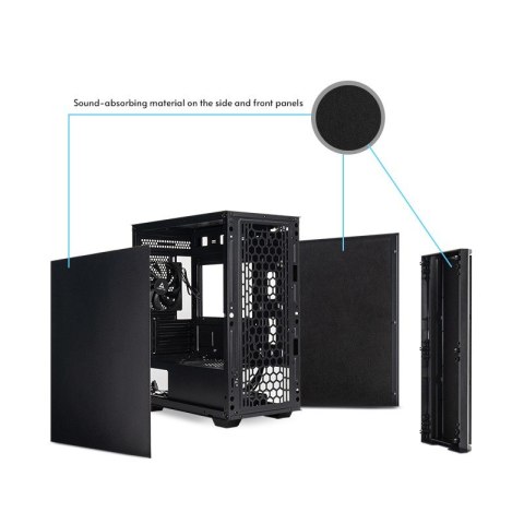 Obudowa Chieftec PRO MINI AZ-01B-OP mATX elegancka cicha mini tower