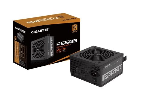 Zasilacz Gigabyte P550B 550W 80 PLUS Bronze z wentylatorem 120mm