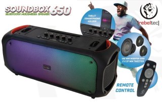 Głośnik Bluetooth Rebeltec SoundVox 650 80W RMS z funkcją karaoke
